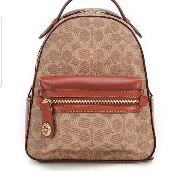coach campus backpack in signature canvas
